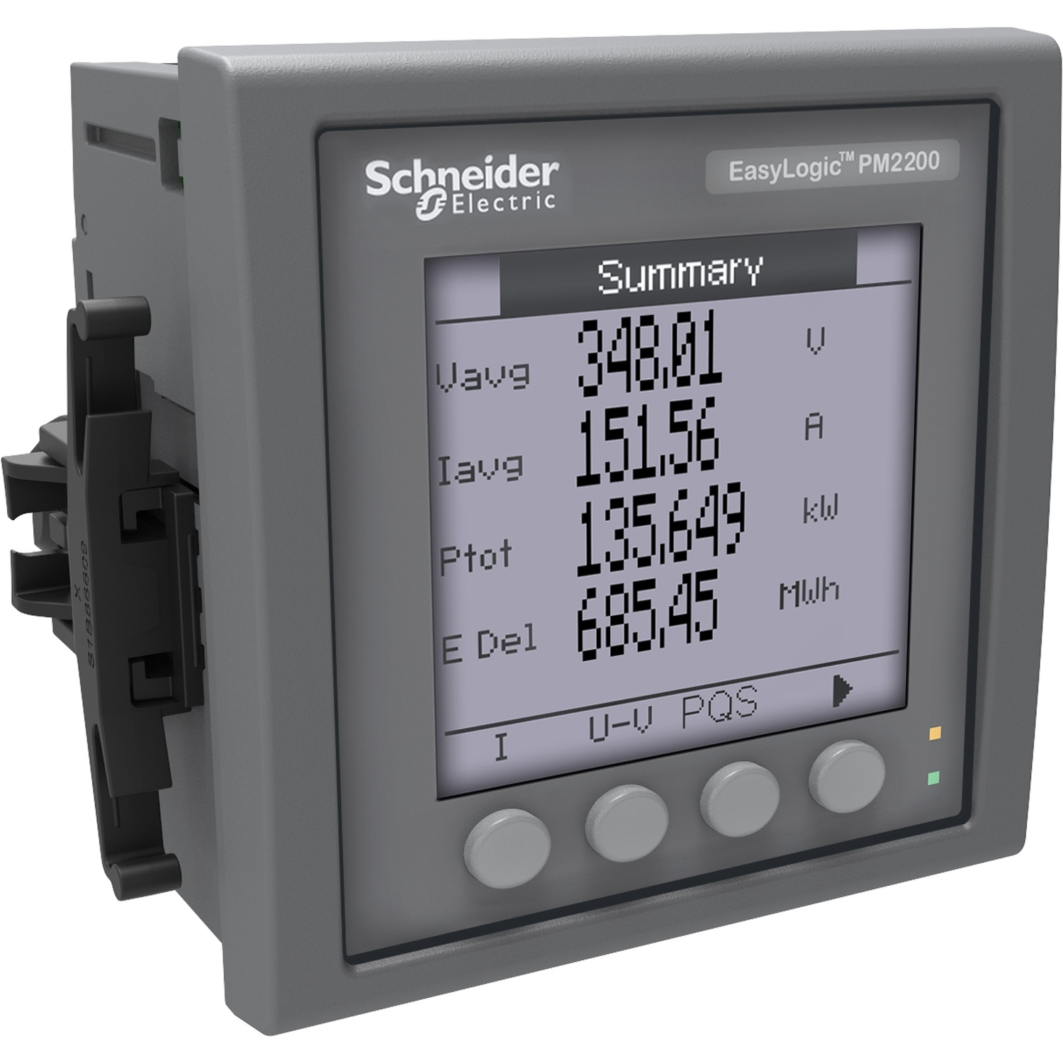Schneider PM2230 ชไนเดอร์ พาวเวอร์มิเตอร์ POWER METER (RS-485) / EasyLogic , up to the 31st harmonic, LCD display, RS485, class 0.5S , ราคา