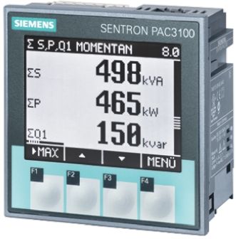 Siemens PAC3100 เพาเวอร์มิเตอร์ 7KM3133-0BA00-3AA0 LCD Digital Power Meter, 92mm x 92mm, , Class 1 Accuracy / ราคา