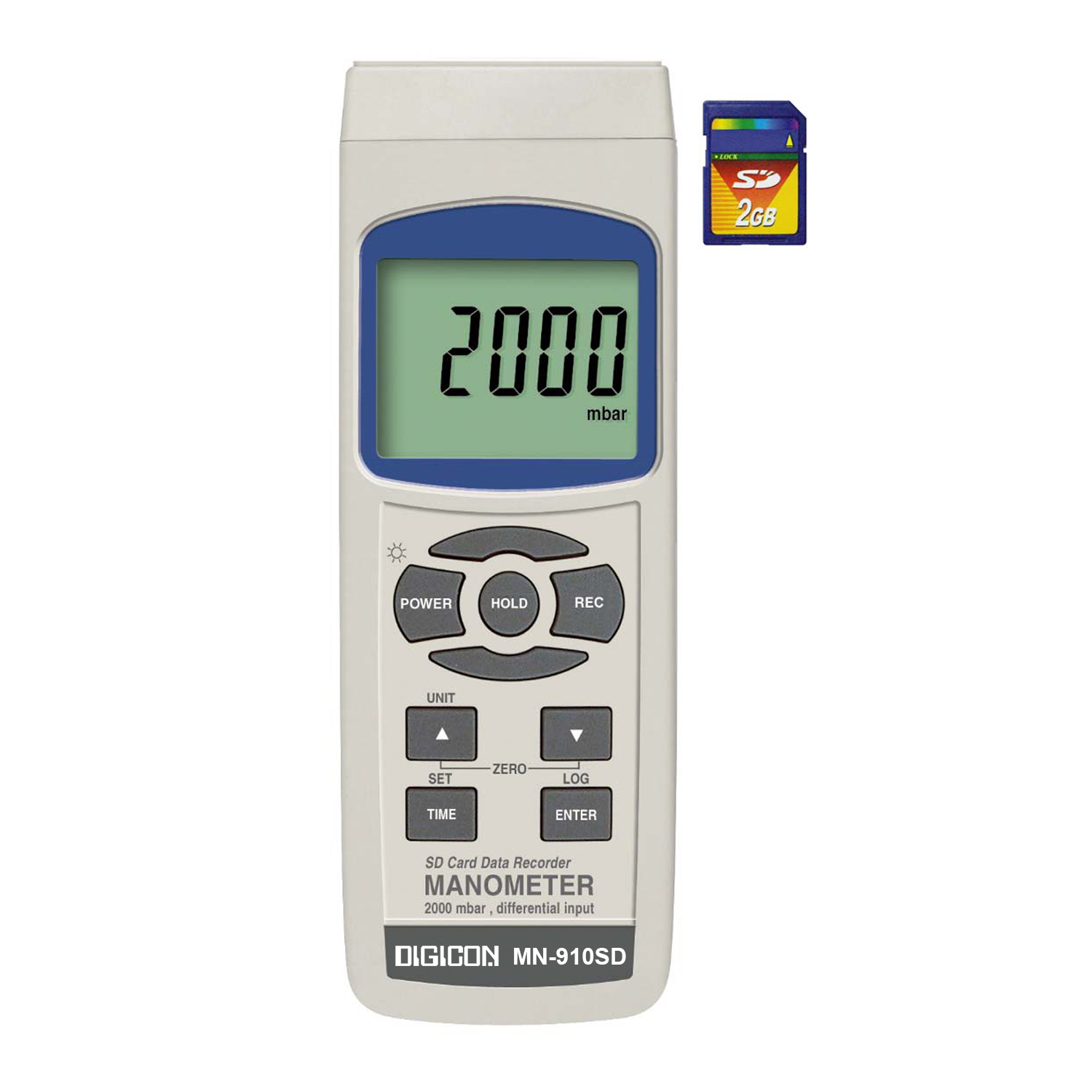 MN-910SD มาโนมิเตอร์บันทึกค่าผ่าน SD card / ราคา 