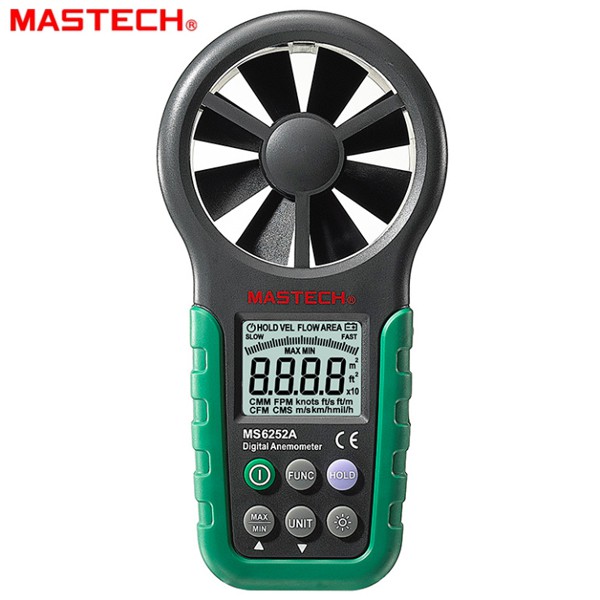 Mastech MS6252A  เครื่องวัดความเร็วลม DIGITAL ANEMOMETER @ ราคา