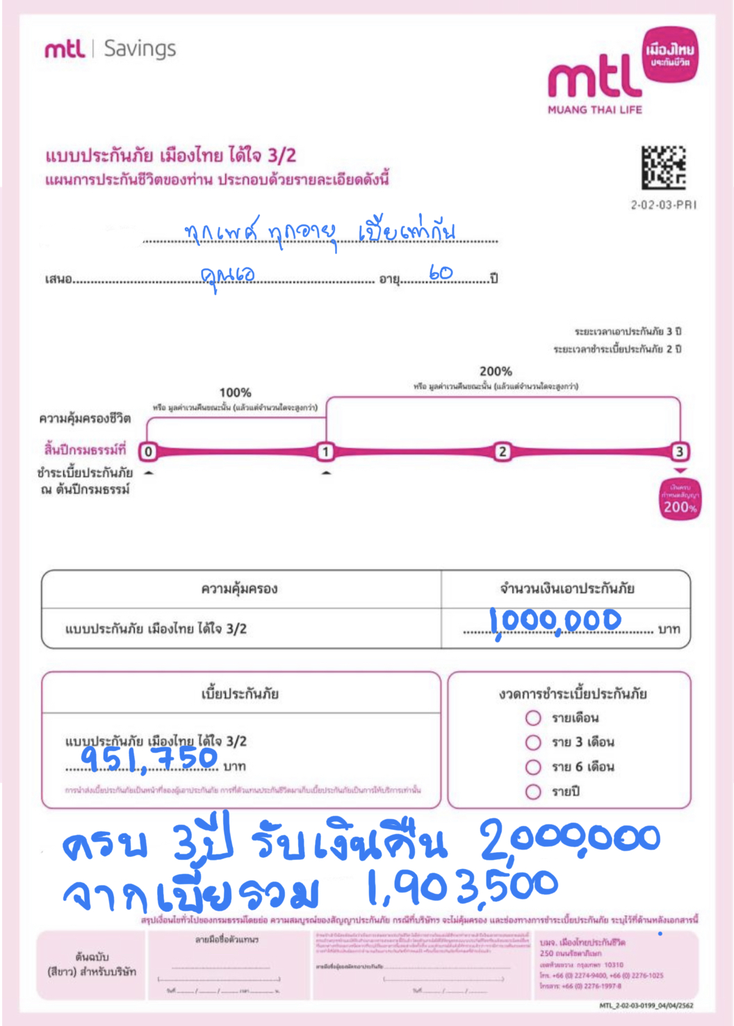 ประกันสะสมทรัพย์ ประกันสะสมทรัพย์