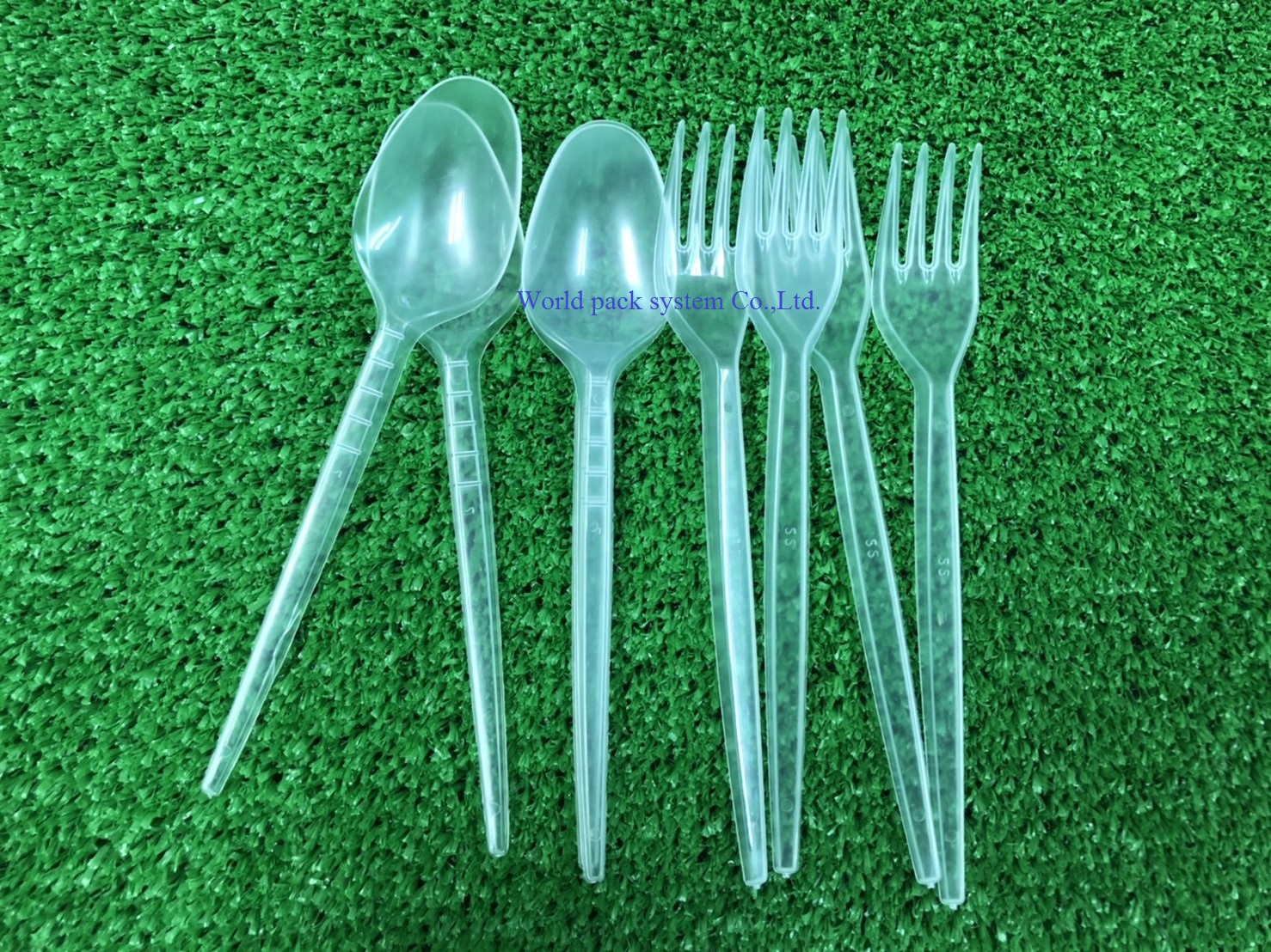 Plastic Fork PP size 17 cm. (100 pcs) worldpacksystem