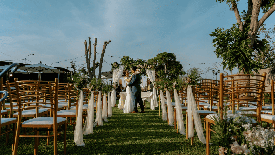 Outdoor wedding