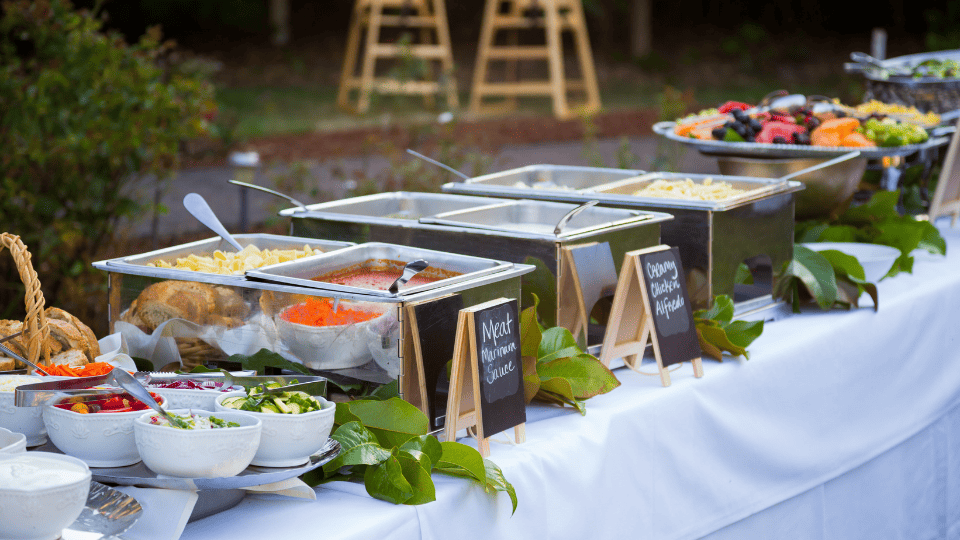 Outdoor wedding