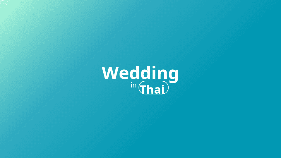 Thailand Wedding