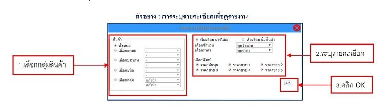 Report Online รายงานสินค้าคงคลัง