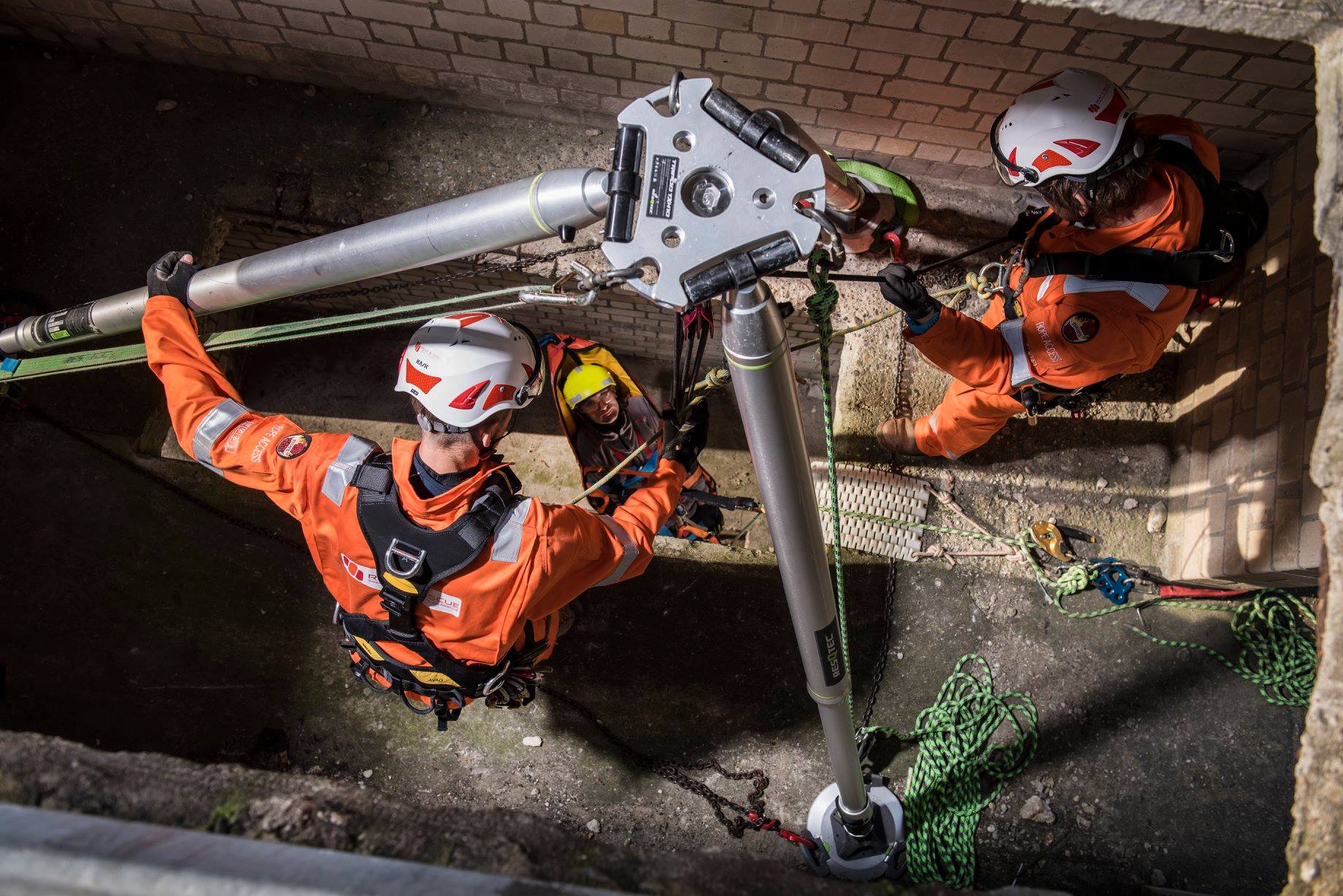 TRIPOD SET INCL RAKER RAIL HINGE 3X qtecdrive29