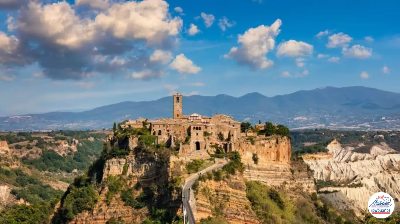 หมู่บ้าน Civita di Bagnoregio, อิตาลี