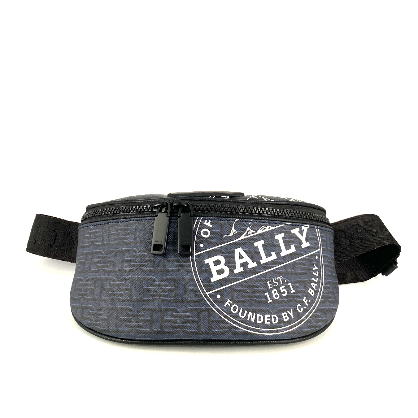 Bally Belt Bag Logo "BALLY" in Black