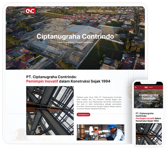 Create website for building construction services