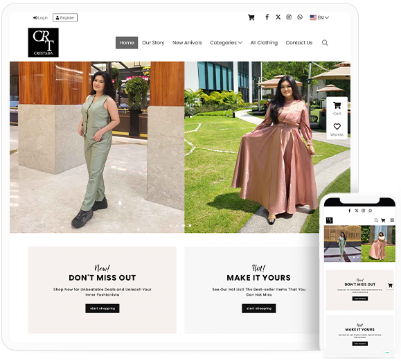 Website e-commerce fashion dan aksesoris