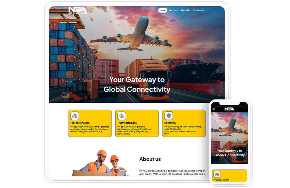 Import export company website