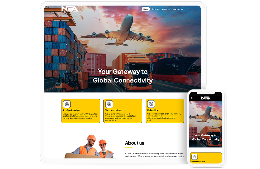 Import export company website