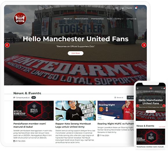 Situs web komunitas sepak bola