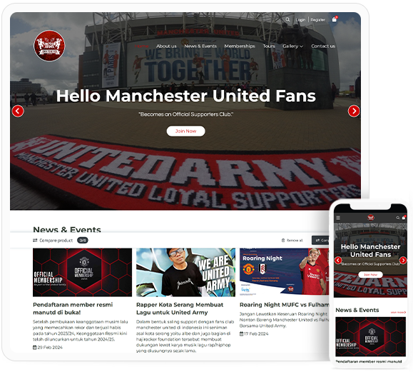 Football supporter community website