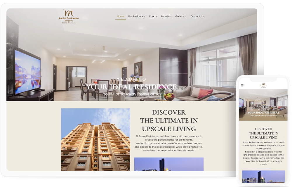 ทำเว็บไซต์ โครงการอสังหาริมทรัพย์