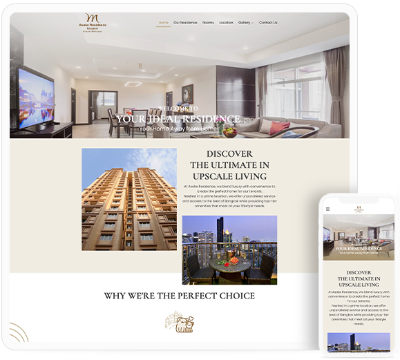 ทำเว็บไซต์ โครงการอสังหาริมทรัพย์