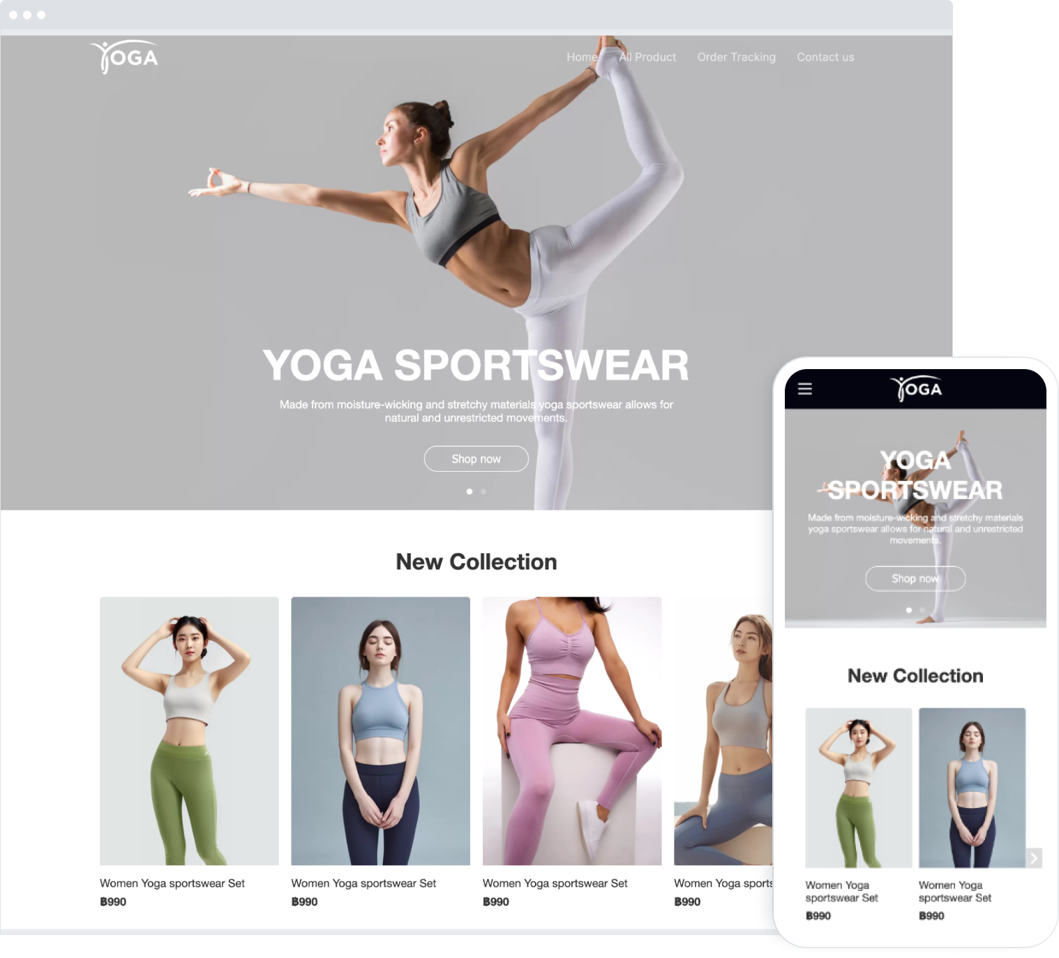 Yoga sportswear