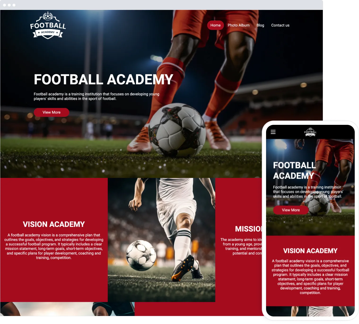 Football academy