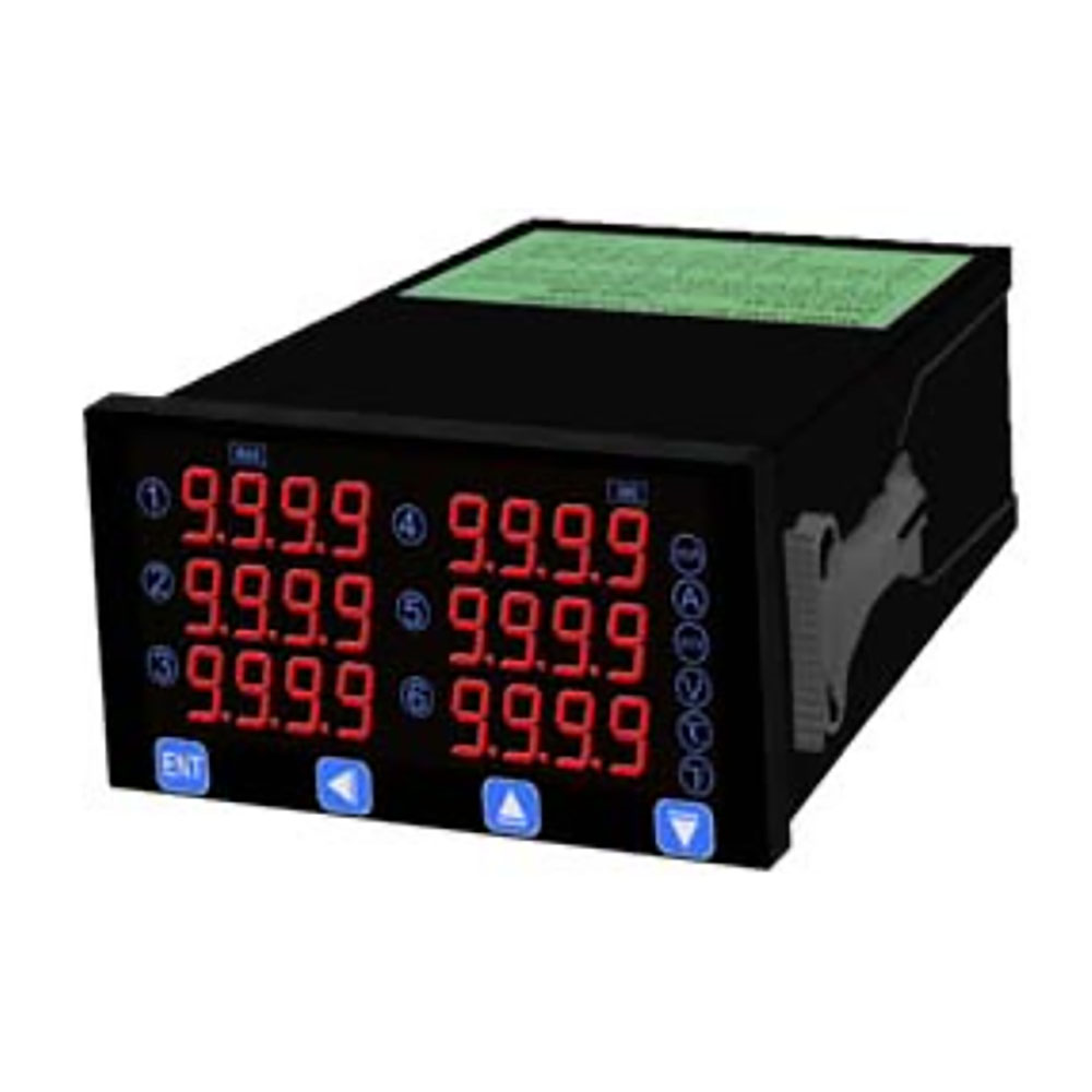 MM8A MICROPROCESS 6 CHANNEL ANALOG INPUT PANEL METER (48x96mm)