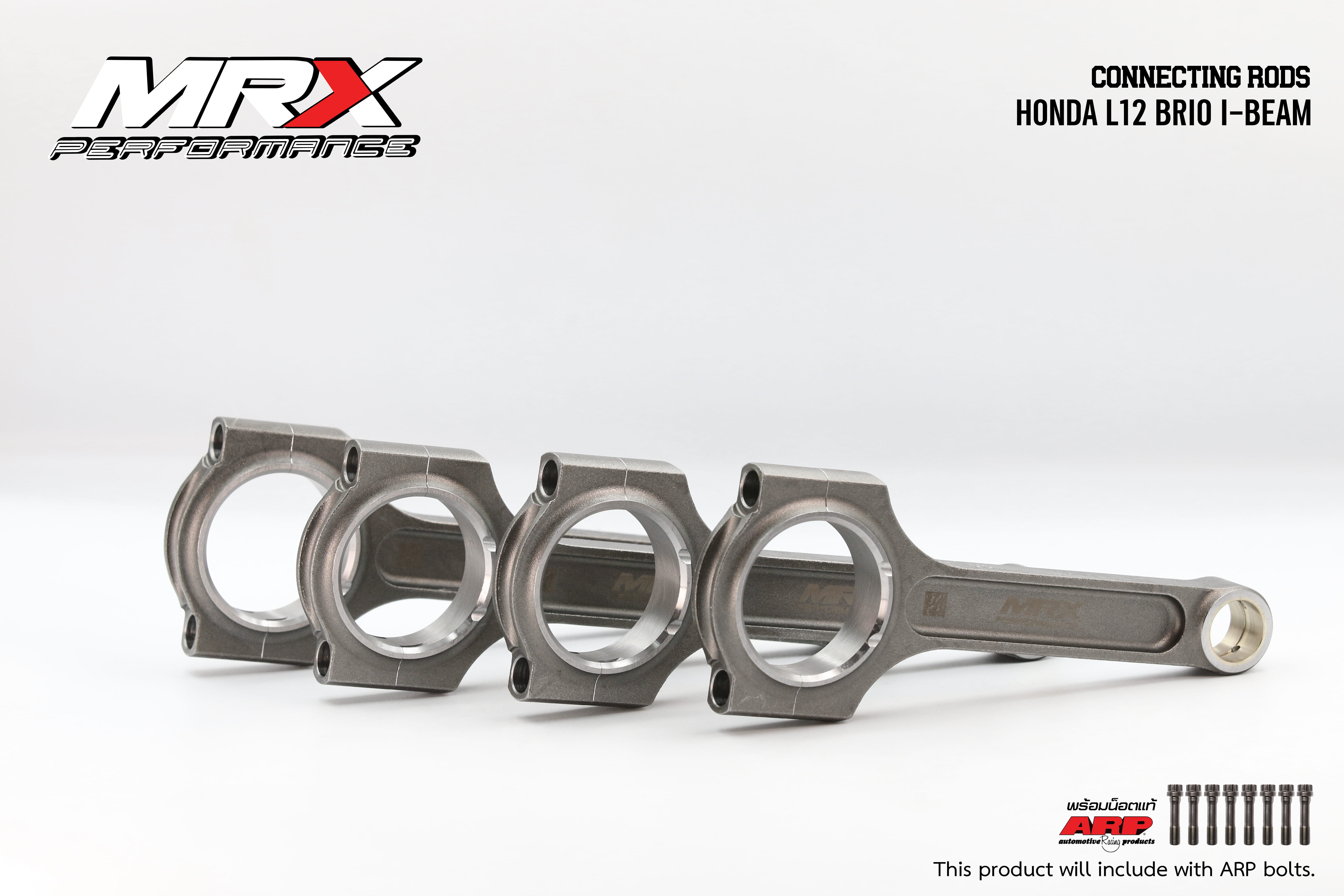 MRX Connecting Rod for Honda Brio L12 engine I-Beam + ARP 2000 ...