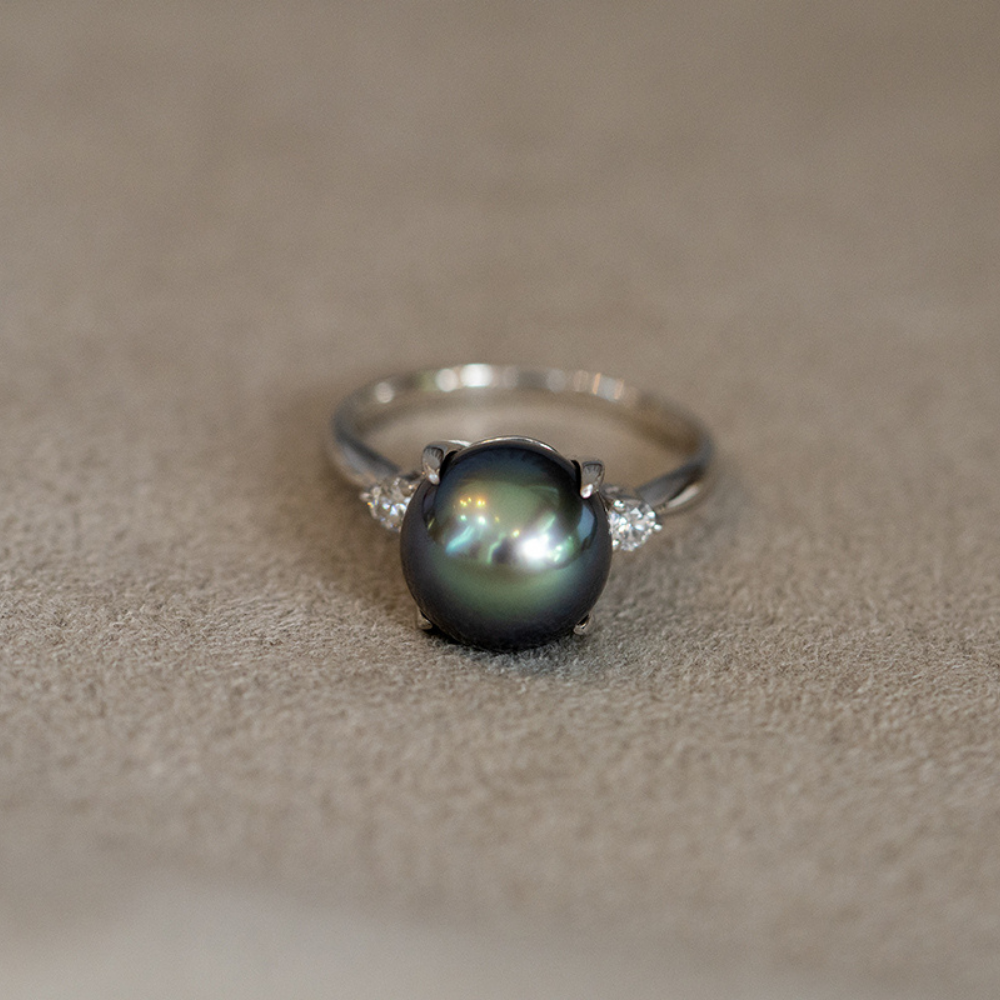แหวนไข่มุกแท้ตาฮิติ (Tahiti Pearl Ring)