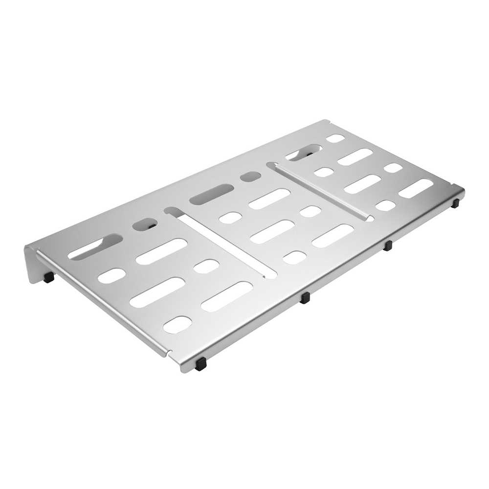 Mono Pedalboard Large, Silver and Pro Accessory Case 2.0, Black