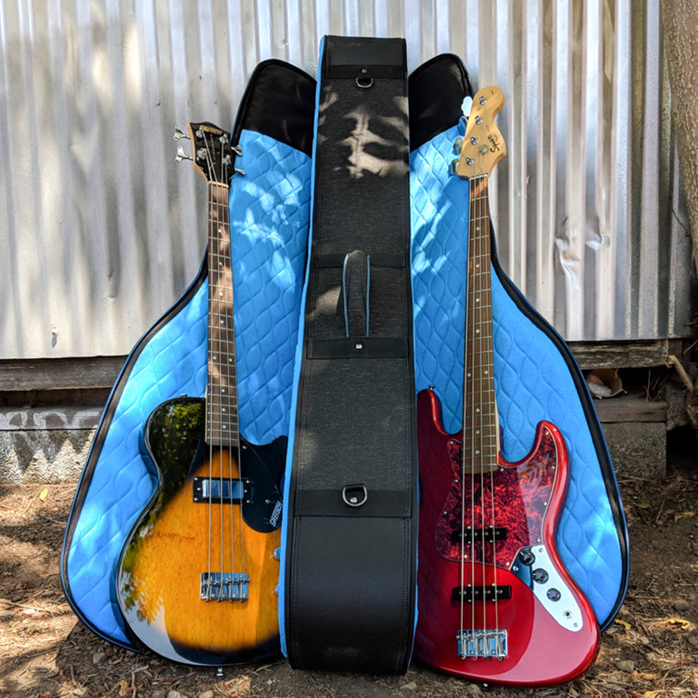 Reunion Blues Continental Voyager Double Electric Bass Guitar Case