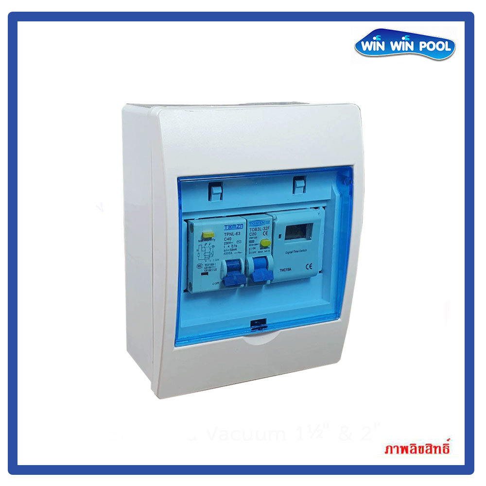 Automatic pool pump control panel With 