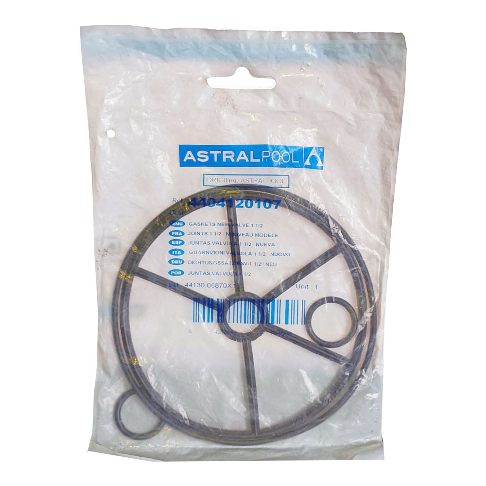 GASKETS NEW VALVE 1 1/2' For Multiport alve 00599 Astralpool