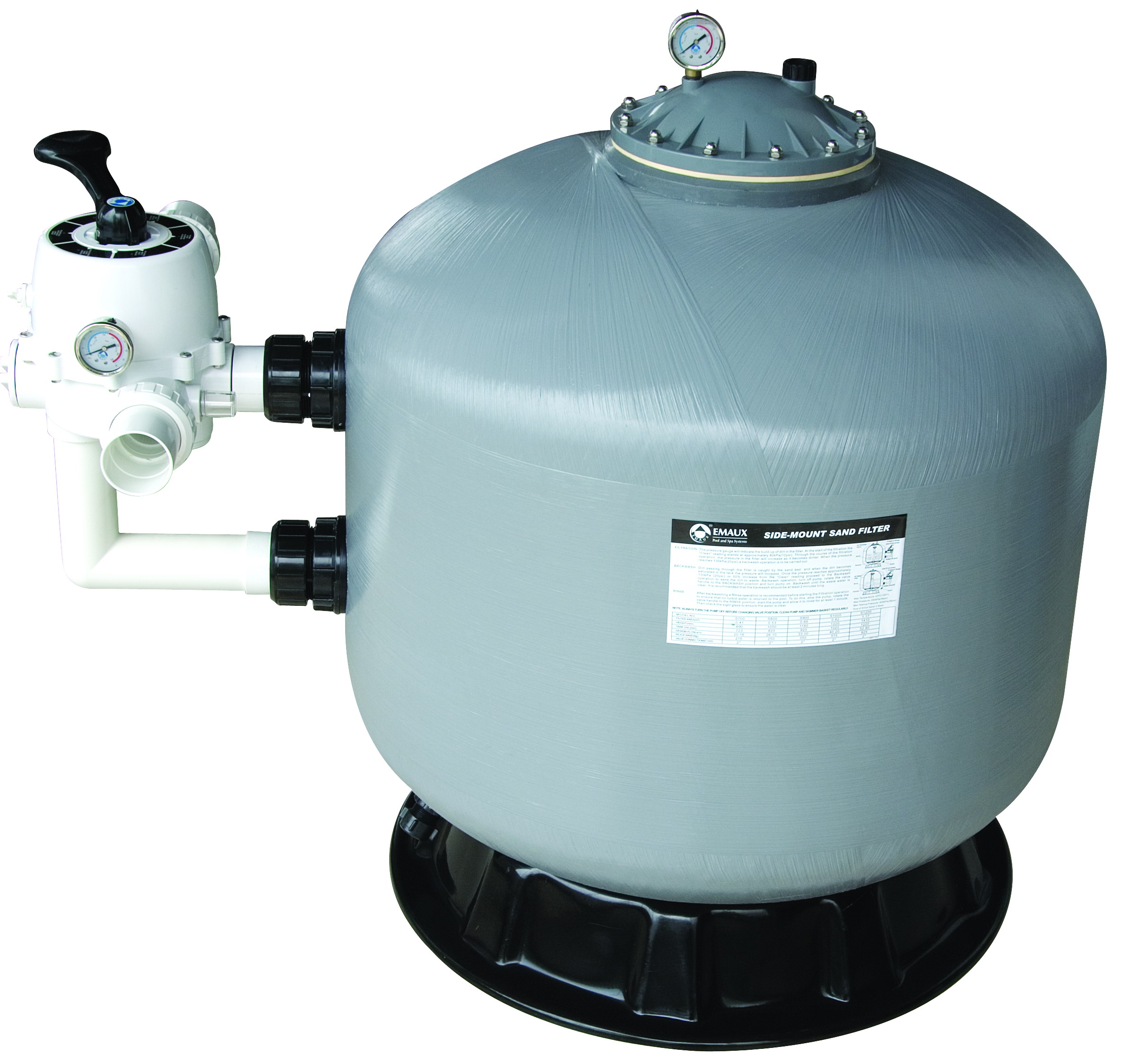 S700B SideMount Sand Filter Emaux