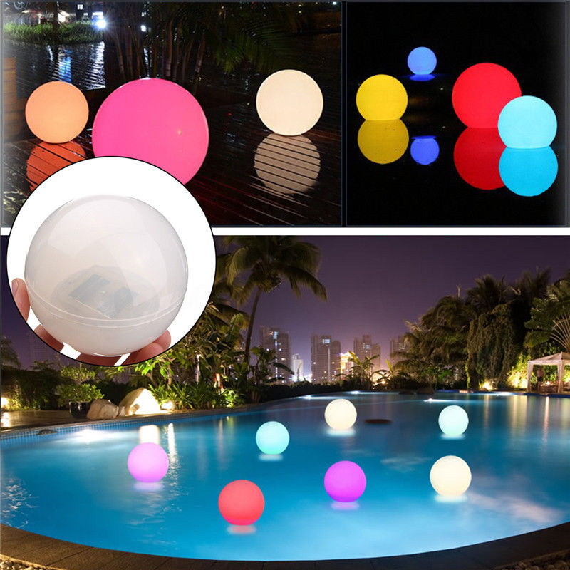 Solar 7 Color Changing Led Floating Lights Ball Pond Pool Outdoor Led Floating Lights Ball Pond Pool