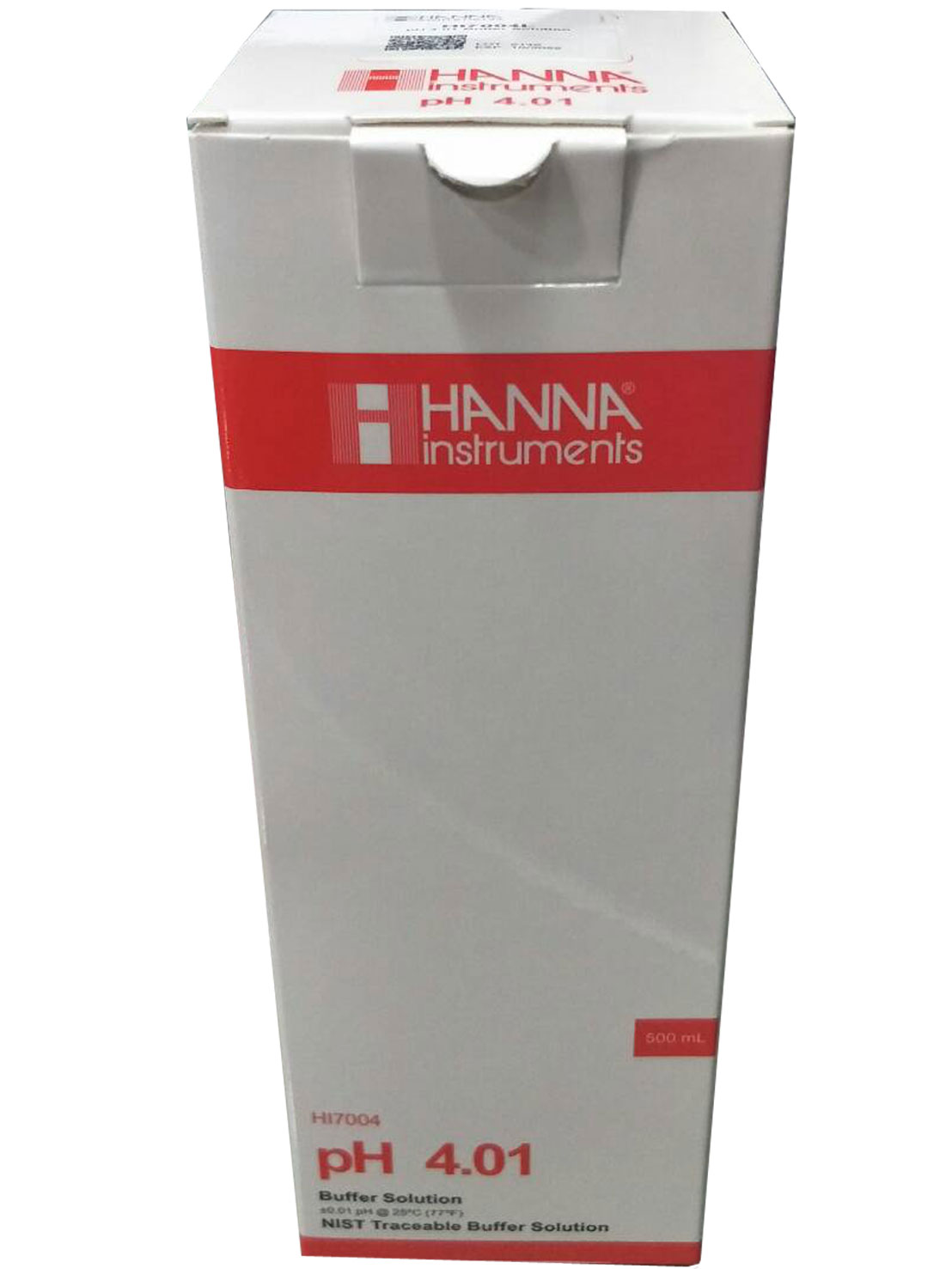Hanna 4.01 pH Buffer Solution สำหรับ PH Meters 500 มิลลิลิตร
