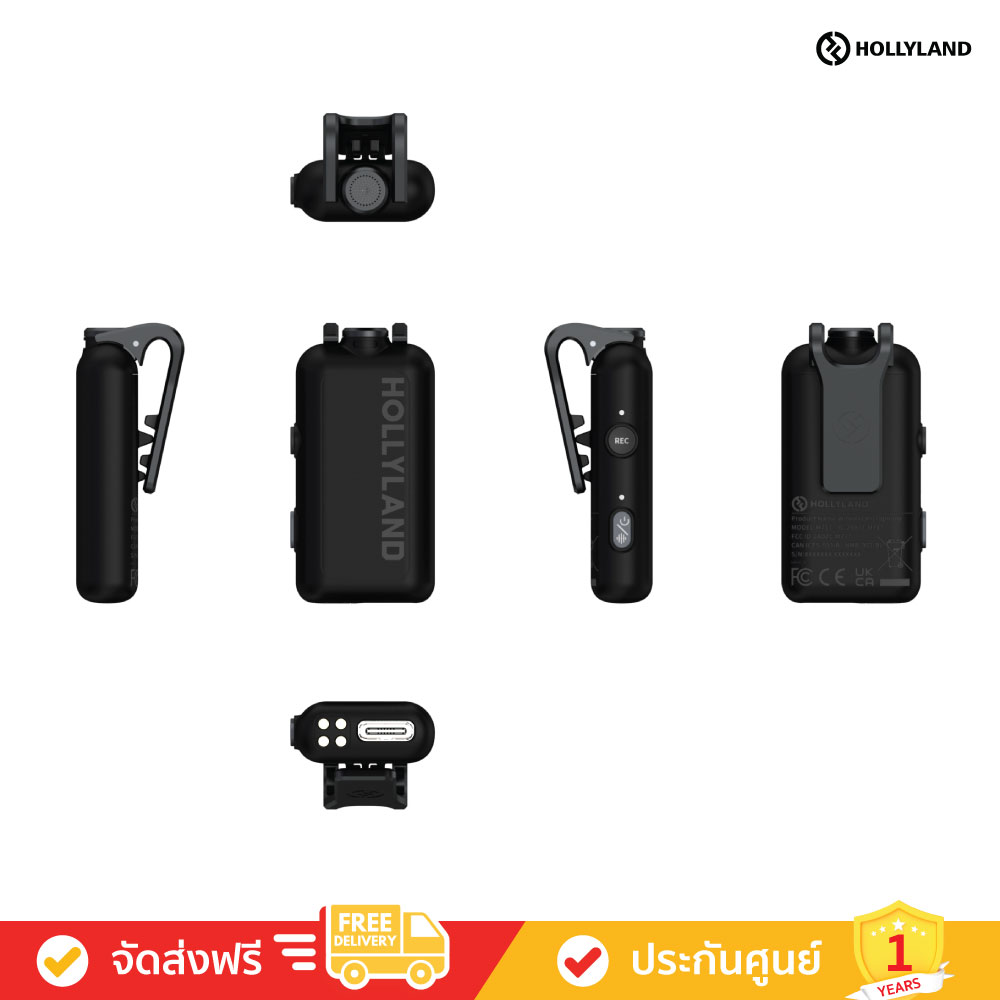 Hollyland Lark MAX 2 Combo 4-Person Version (ไมโครโฟนไร้สาย)