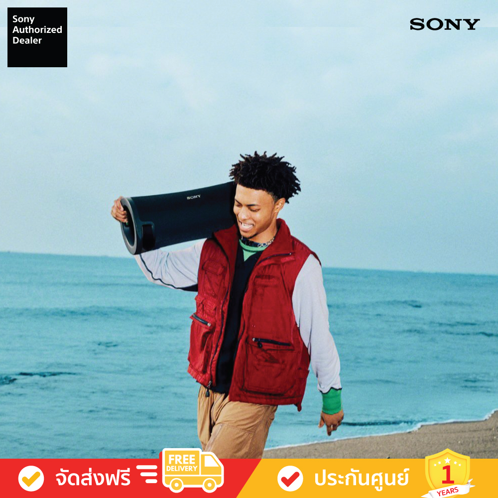 SONY SRS-ULT70 (ULT TOWER 7) จุดเด่น: ลำโพงเสียบไมค์,กีตาร์ได้ ใช้งานบนแอป Sony music ช่วยตัดเสียงร้องได้ เบสหนักสะใจด้วยปุ่ม ULT Button (2 ระดับ) ช่วยเพิ่มเบสให้กระหึ่มขึ้น, กันน้ำกันฝุ่น IP67 พร้อมไฟ LED ข้างลำโพงเพิ่มสีสันให้ปาร์ตี้สนุกขึ้น แต่ยังคงความพรีเมียม