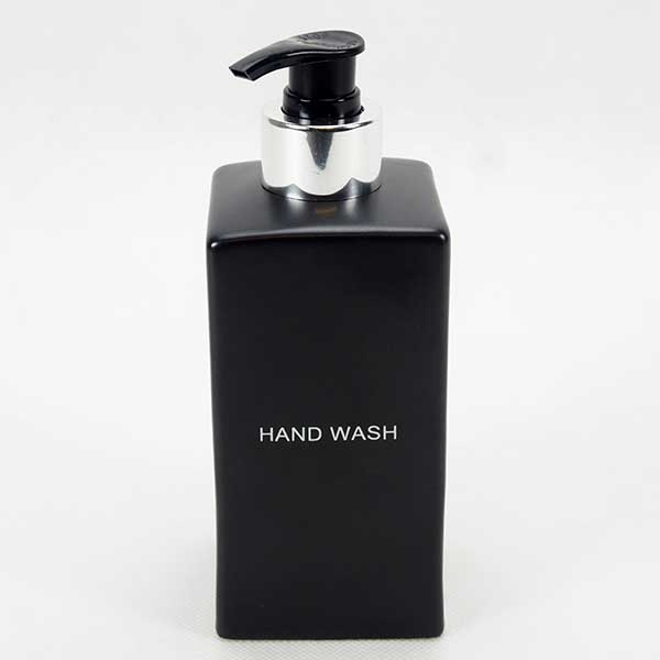 Dispenser 8x8 H. 12 cm.; Matt Black-Hand Wash