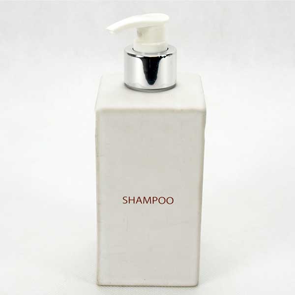 Dispenser 8x8 H. 12 cm.; White-Shampoo