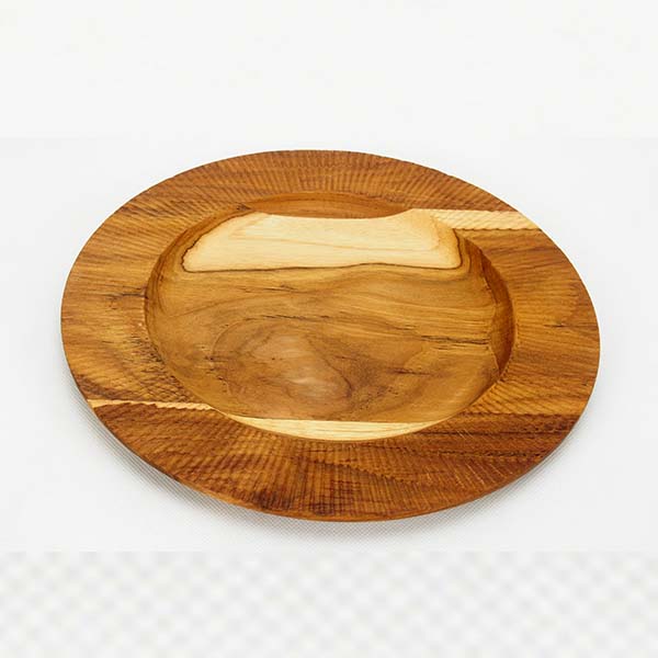 Round plate for food 23 cm.