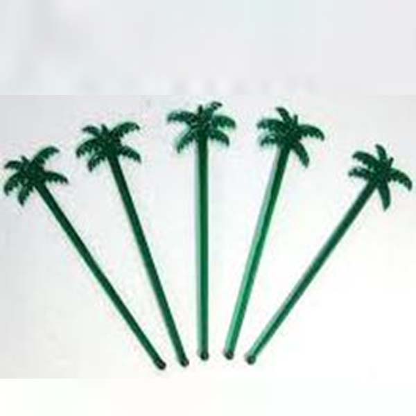 Palm Shape Drink Stirrer 18 cm 50 pcs