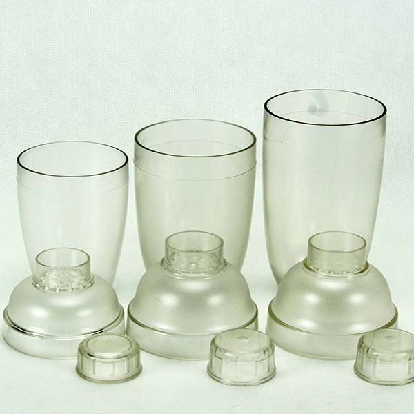Clear cocktail shaker PC 0.55 lt.