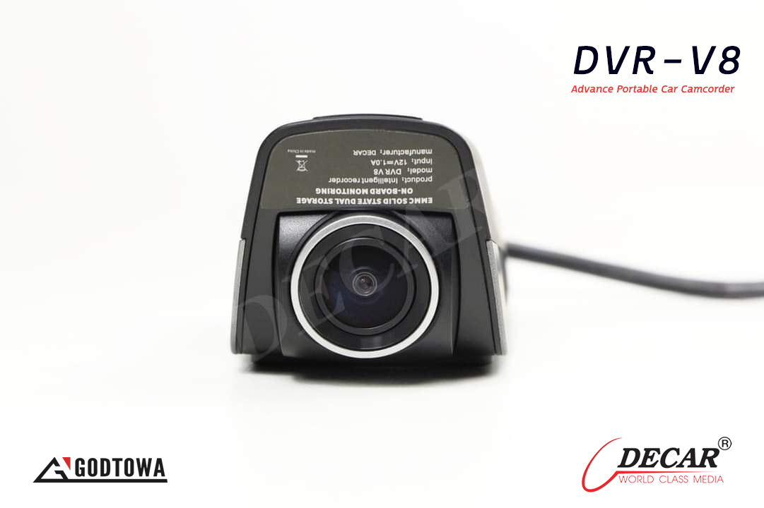 DECAR DVR-V8 ADVANCE Portable Car Camcorder