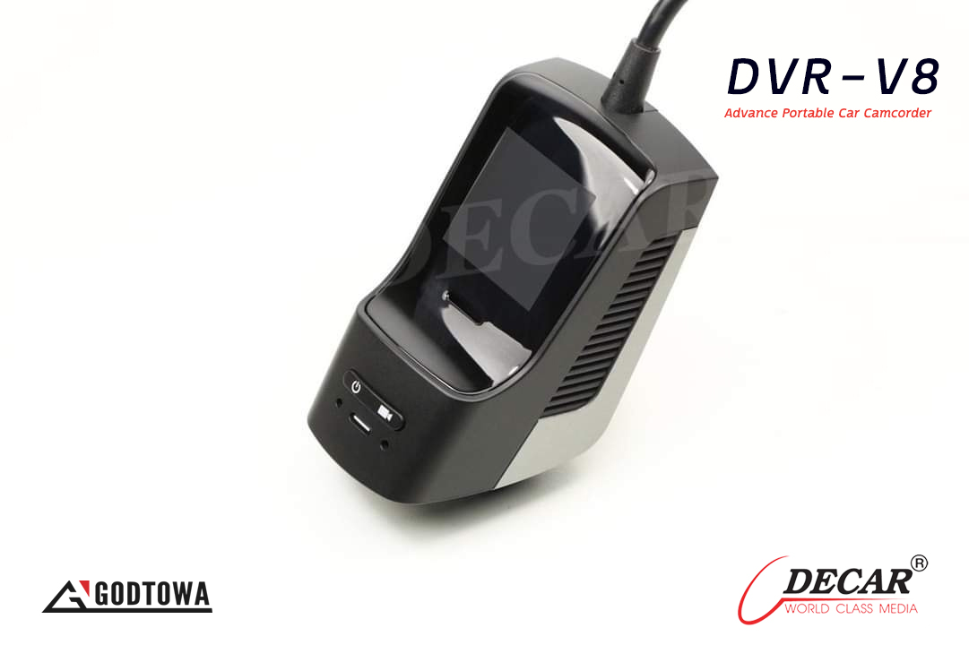 DECAR DVR-V8 ADVANCE Portable Car Camcorder