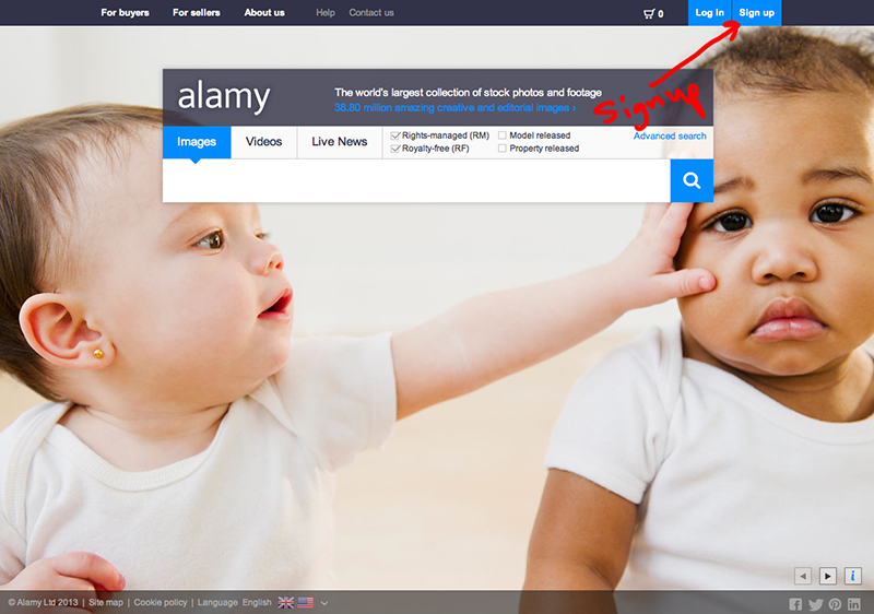 วิธีสมัครสอบ ค่าย Alamy.com  มีความยุ่งยาก สำหรับการสมัคร 