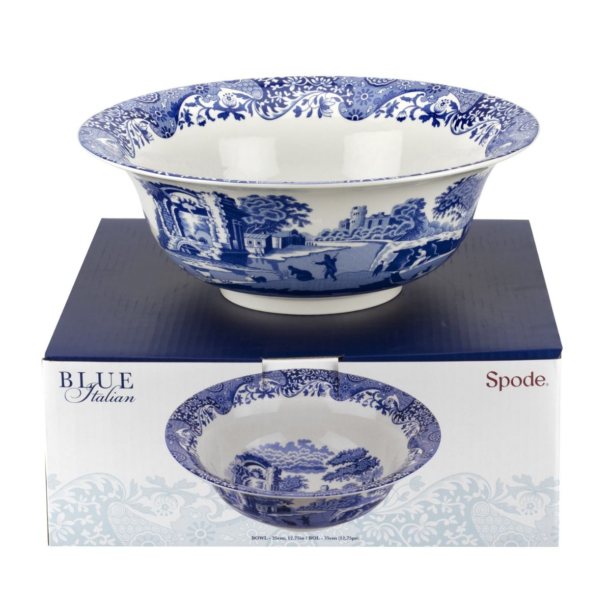 Spode Blue Italian Set Di 3 Ciotole Per Salse E Contorni – Porcellana Fine, Blu E Bianco, Lavabili In Lavastoviglie E Microonde