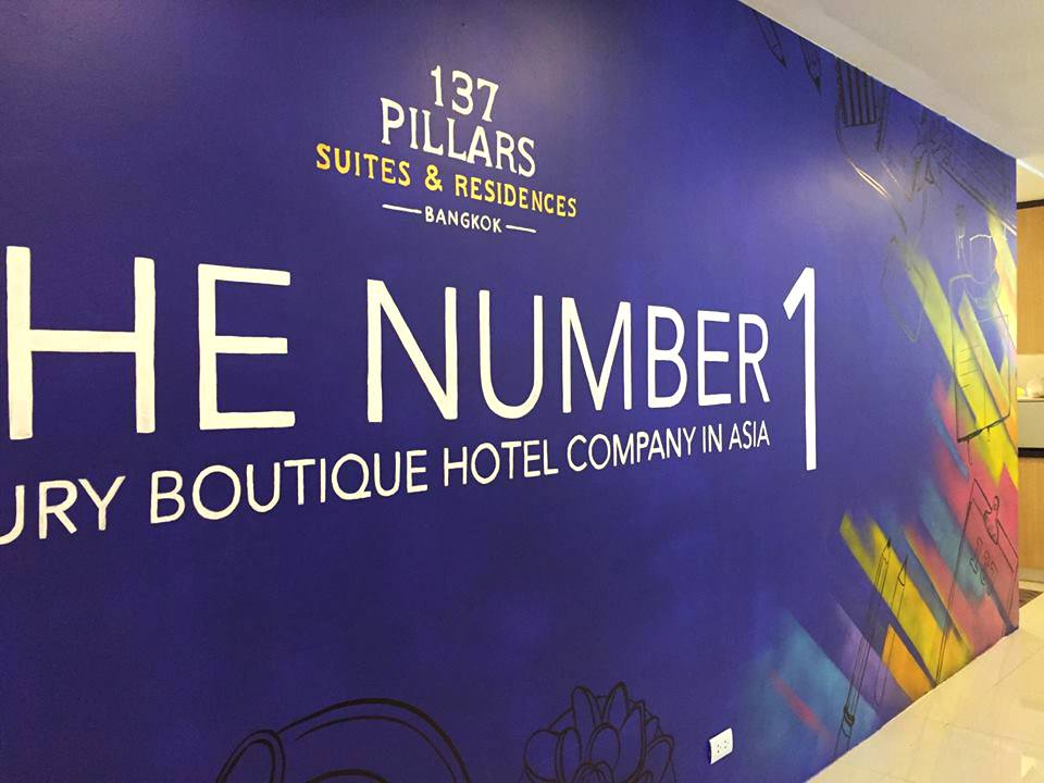 "137 Pillars Suites & Residences" Wall Painting