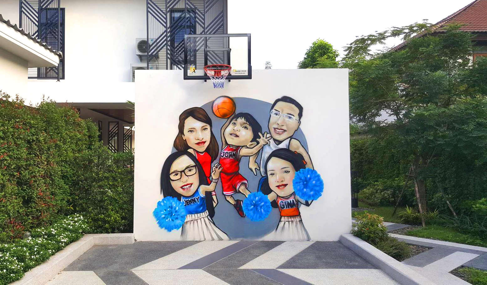 "Family Portrait" Graffiti Painting