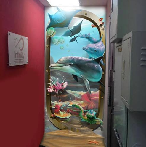 3D Digital Painting for Wall Graphic