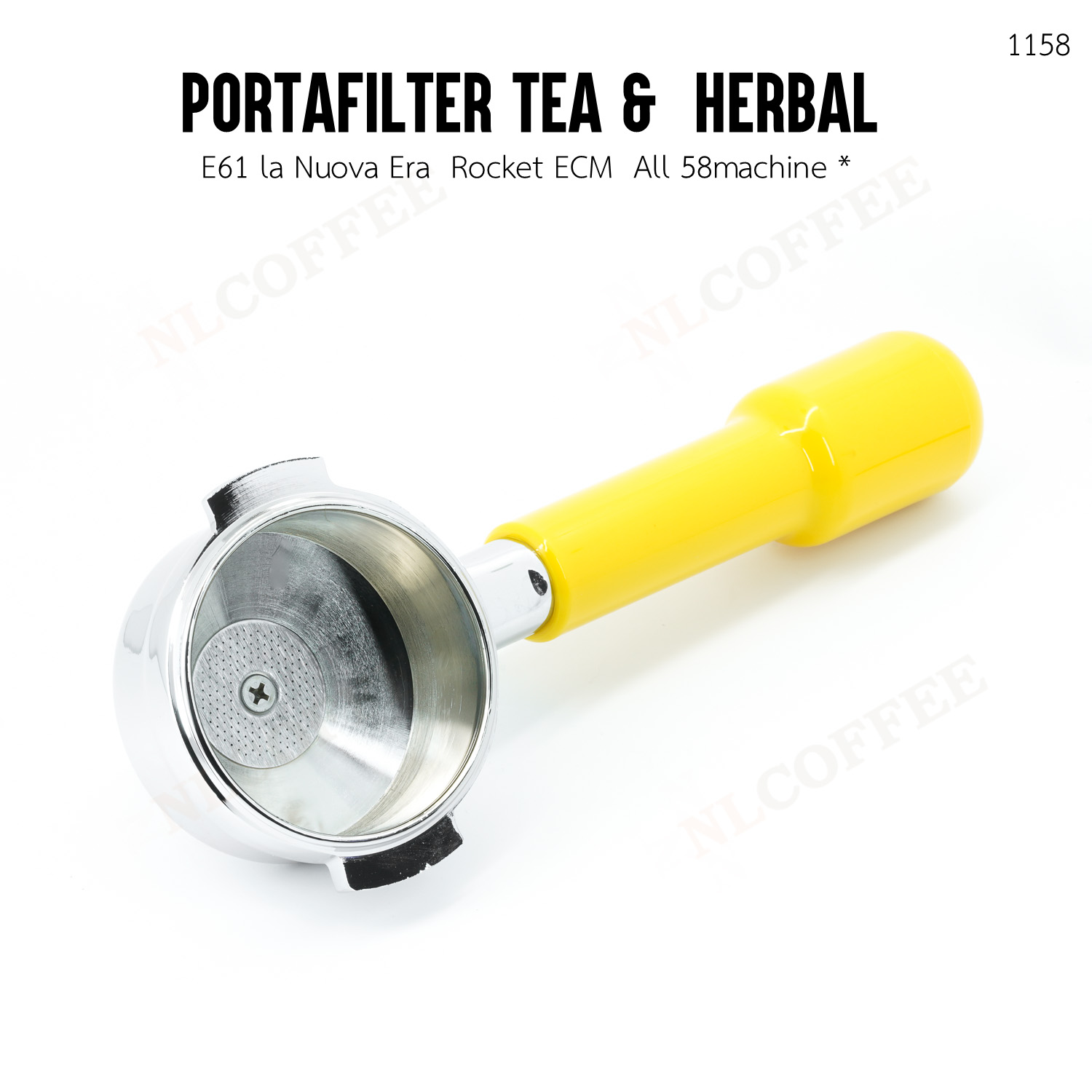 ด้ามชงชา Tea & Herb Portafilter สำหรับเครื่องชงกาแฟ 58mm
