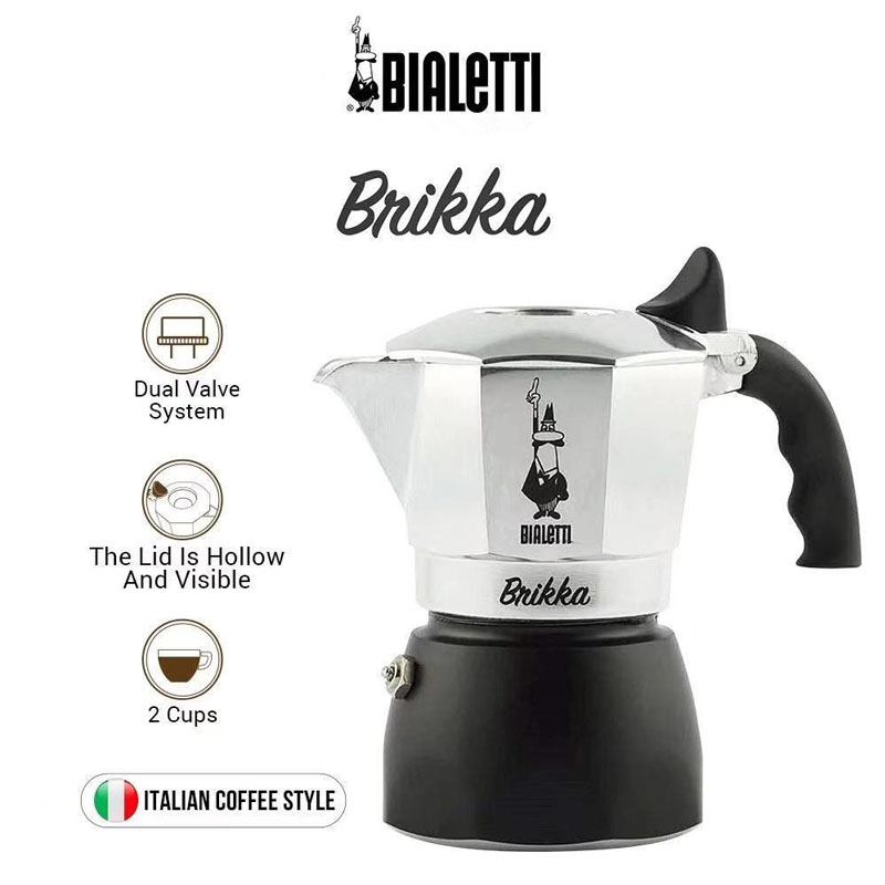 Moka Bialetti Brikka 2 cup, New version 2020