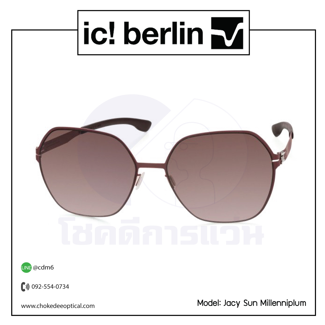 แว่นกันแดด Ic Berlin! Jacy Sun